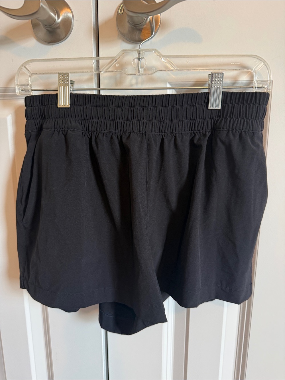 Athleta Black Women's Athletic Shorts with Elastic Waistband